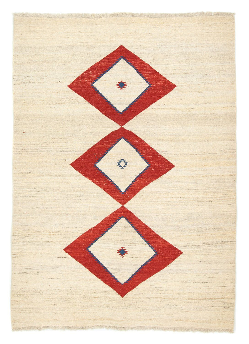 Tapis Gabbeh - Persan - 242 x 172 cm - beige