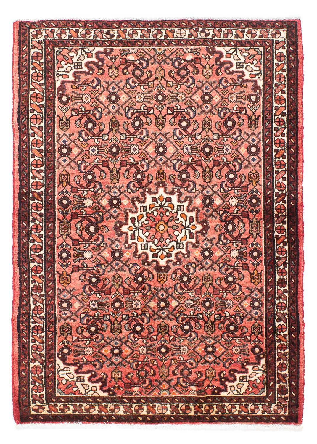 Tapis persan - Nomadic - 158 x 113 cm - rouge clair