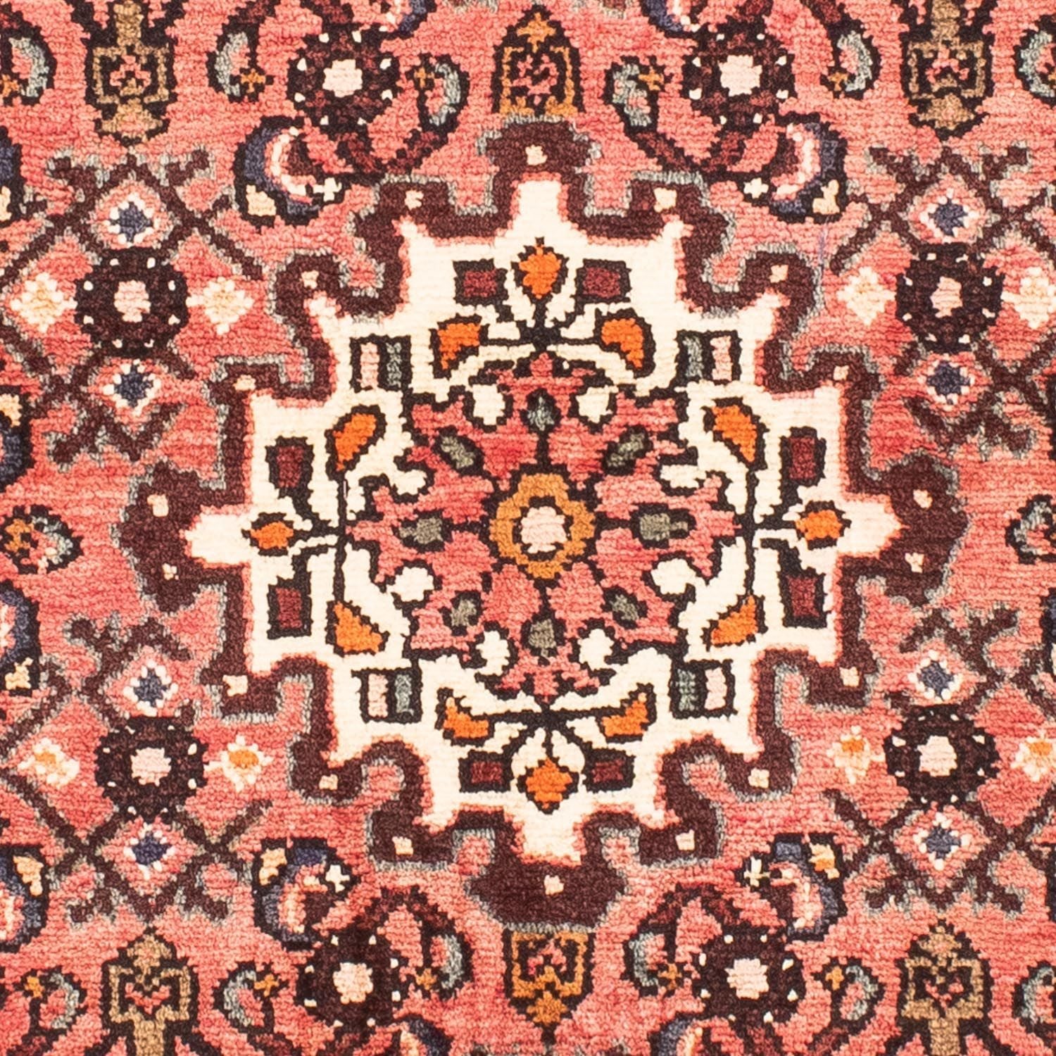 Tapis persan - Nomadic - 158 x 113 cm - rouge clair