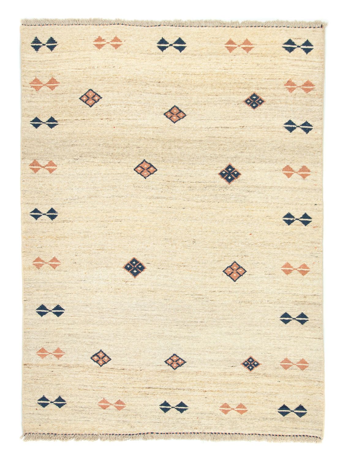 Tapis Gabbeh - Persan - 196 x 148 cm - beige