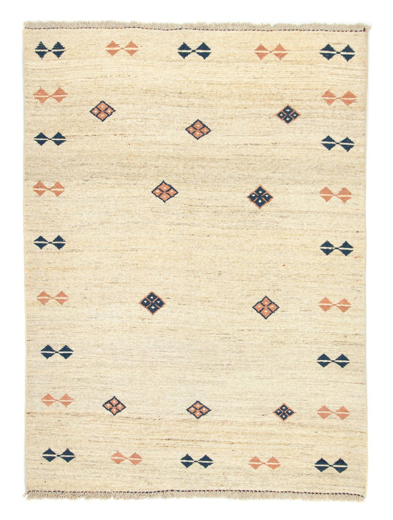 Tapis Gabbeh - Persan - 196 x 148 cm - beige