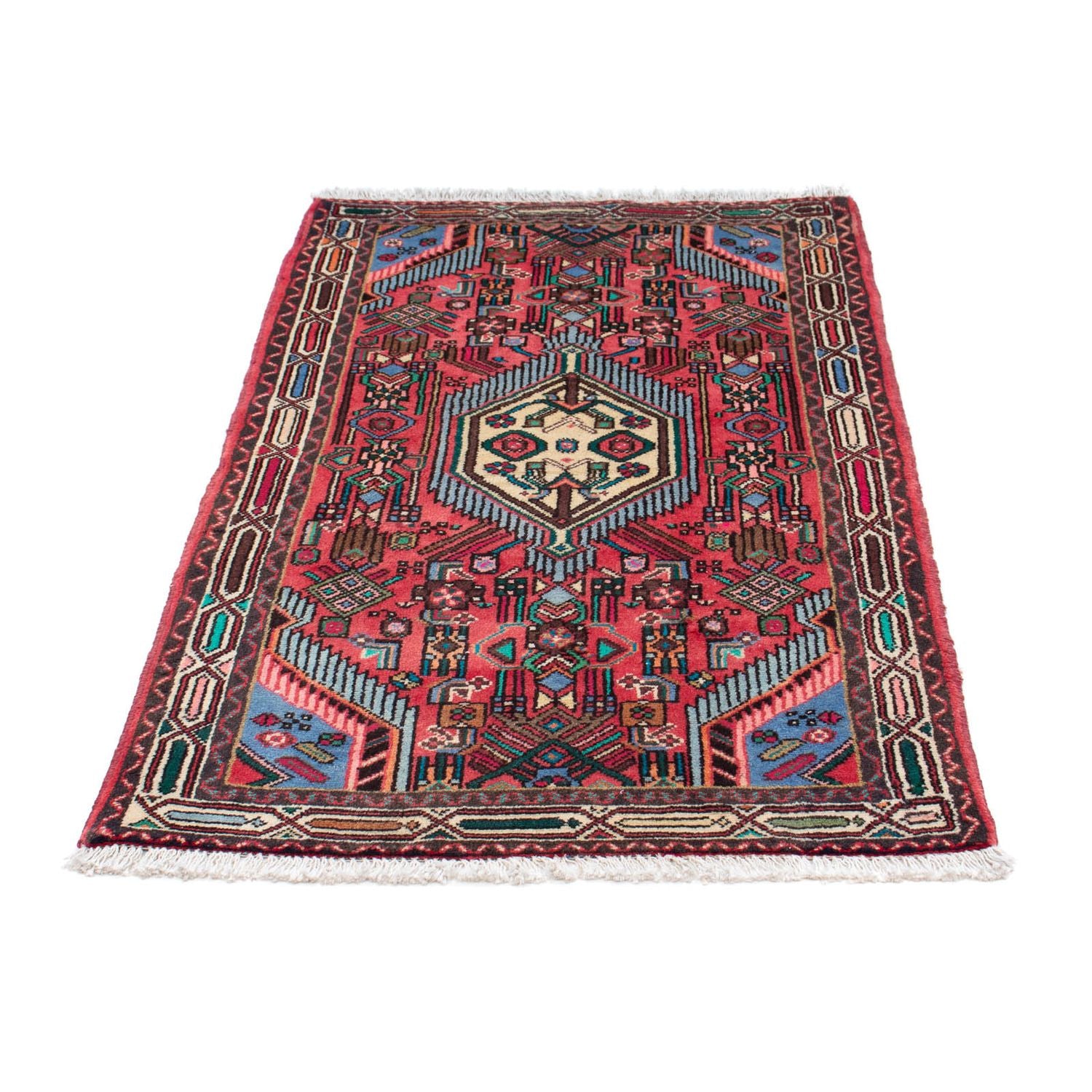 Tapis persan - Nomadic - 134 x 80 cm - rouge