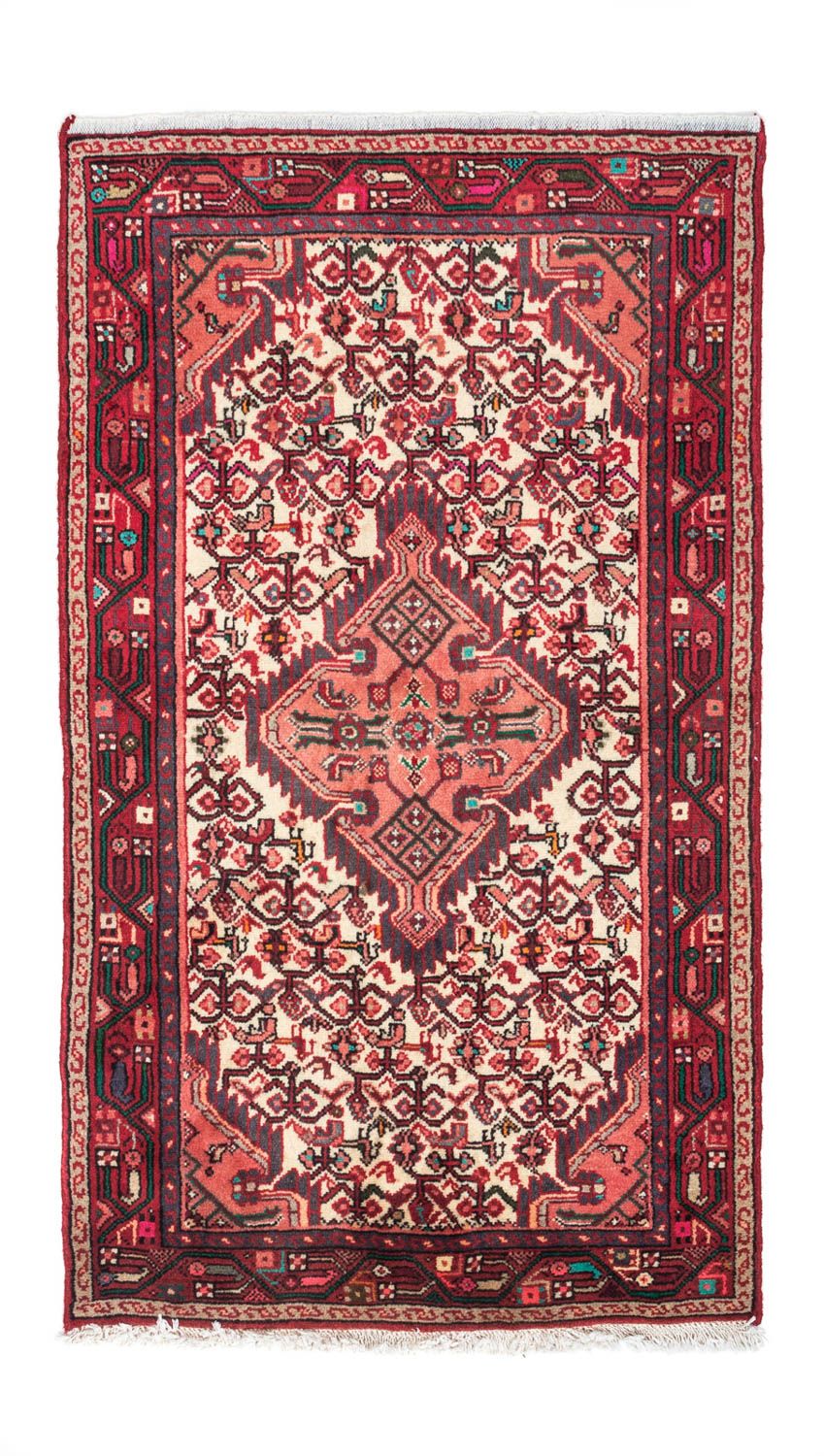 Tapis persan - Nomadic - 130 x 75 cm - rouge clair