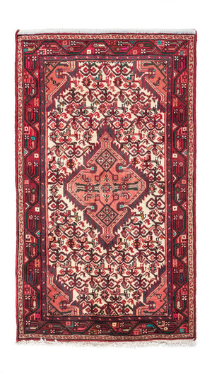 Tapis persan - Nomadic - 130 x 75 cm - rouge clair