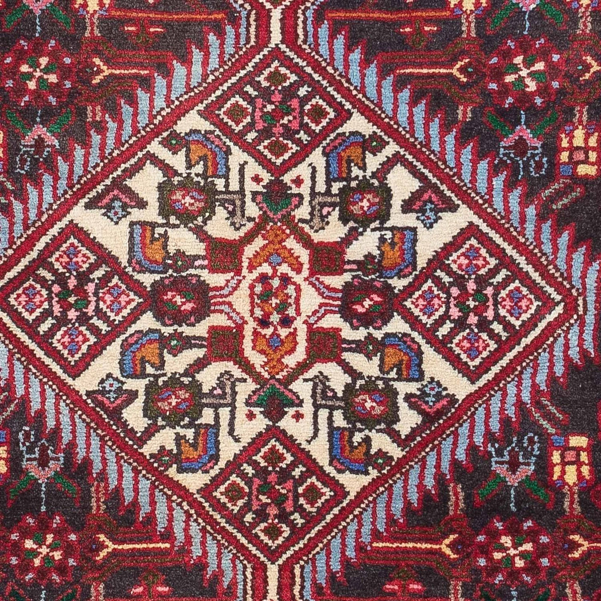 Tapis persan - Nomadic - 120 x 77 cm - multicolore