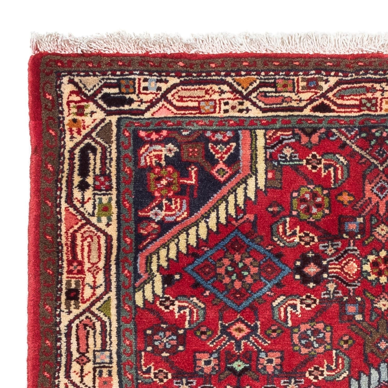 Tapis persan - Nomadic - 116 x 77 cm - rouge