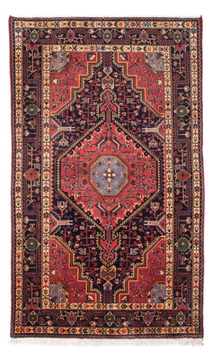Tapis persan - Nomadic - 226 x 139 cm - rouge