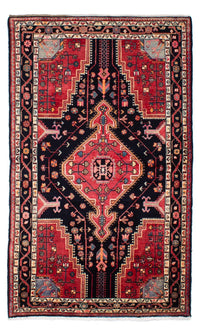 Tapis persan - Nomadic - 220 x 139 cm - bleu foncé