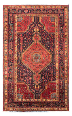 Tapis persan - Nomadic - 218 x 130 cm - bleu foncé