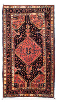 Tapis persan - Nomadic - 220 x 132 cm - bleu foncé
