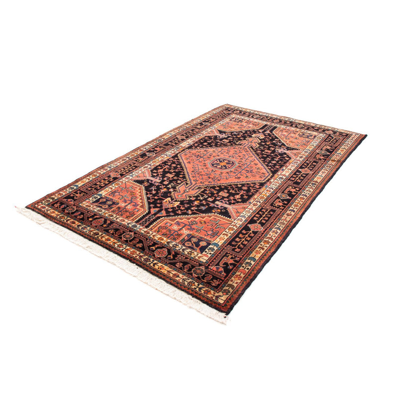 Tapis persan - Nomadic - 220 x 132 cm - bleu foncé