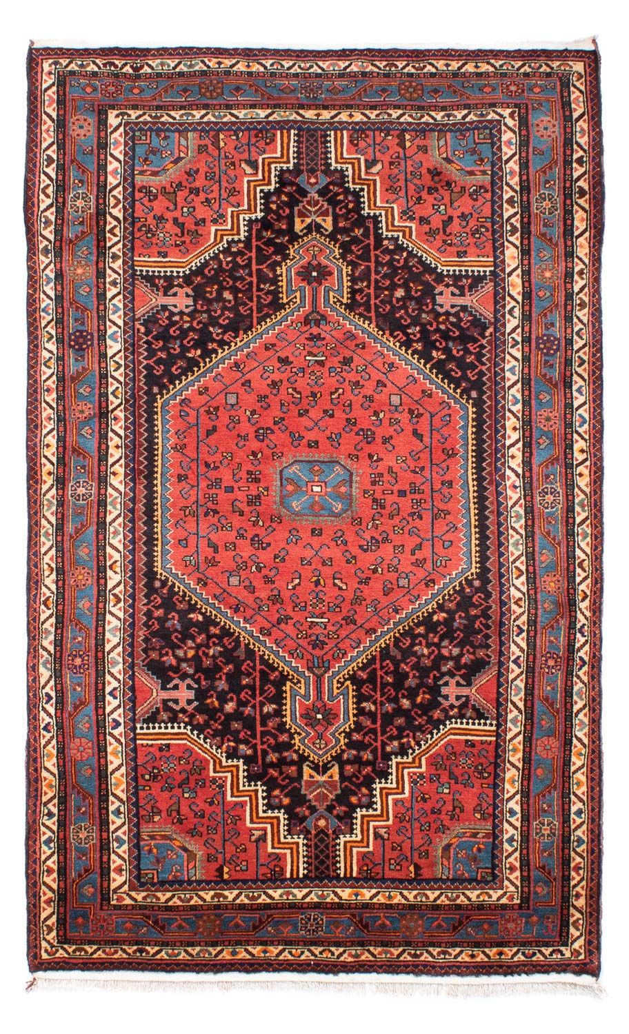 Tapis persan - Nomadic - 226 x 139 cm - bleu foncé
