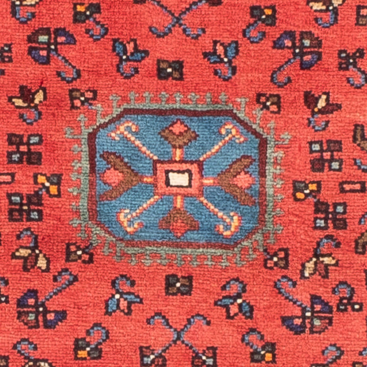 Tapis persan - Nomadic - 226 x 139 cm - bleu foncé