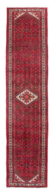 Tapis de couloir Tapis persan - Nomadic - 386 x 84 cm - rouge