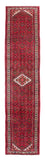 Tapis de couloir Tapis persan - Nomadic - 386 x 84 cm - rouge