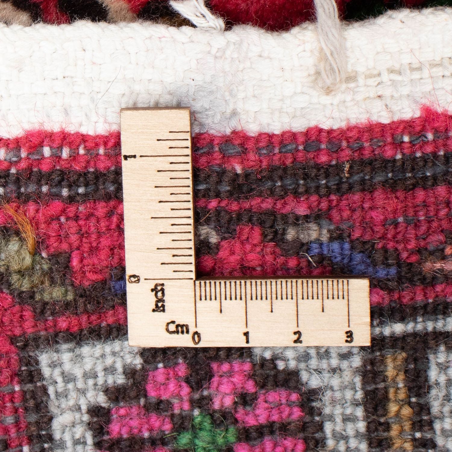 Tapis de couloir Tapis persan - Nomadic - 386 x 84 cm - rouge