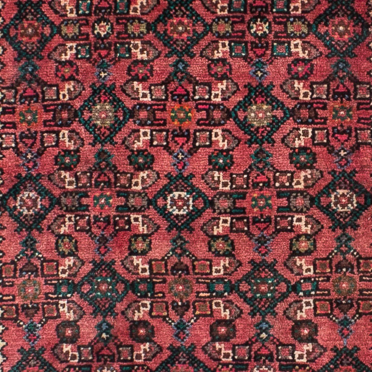 Tapis de couloir Tapis persan - Nomadic - 398 x 83 cm - rouge foncé