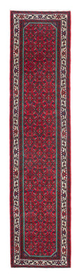 Tapis de couloir Tapis persan - Nomadic - 397 x 84 cm - rouge foncé