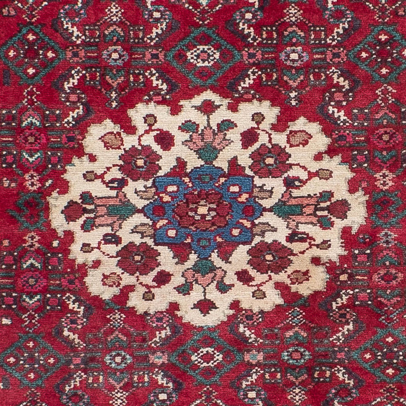 Tapis de couloir Tapis persan - Nomadic - 410 x 85 cm - rouge foncé