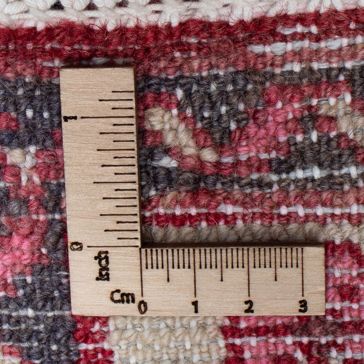 Tapis de couloir Tapis persan - Nomadic - 410 x 85 cm - rouge foncé