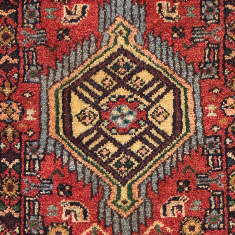 Tapis persan - Nomadic - 87 x 62 cm - rouge foncé