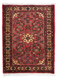 Tapis persan - Nomadic - 91 x 70 cm - rouge foncé