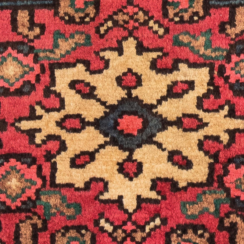 Tapis persan - Nomadic - 91 x 70 cm - rouge foncé