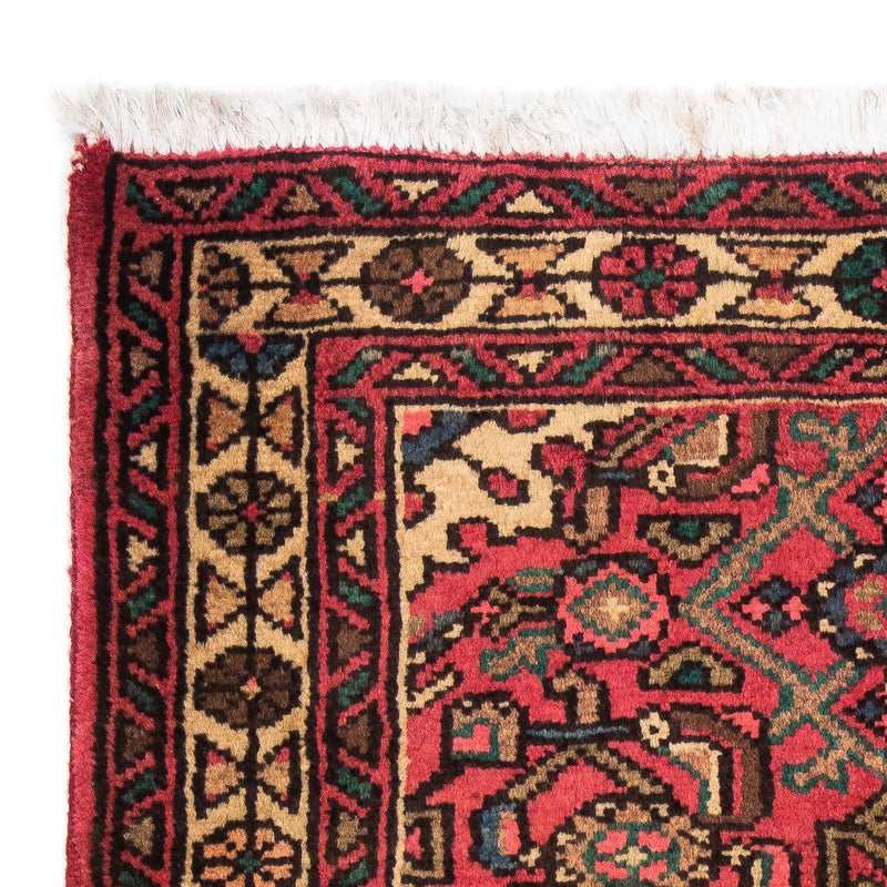 Tapis persan - Nomadic - 91 x 70 cm - rouge foncé