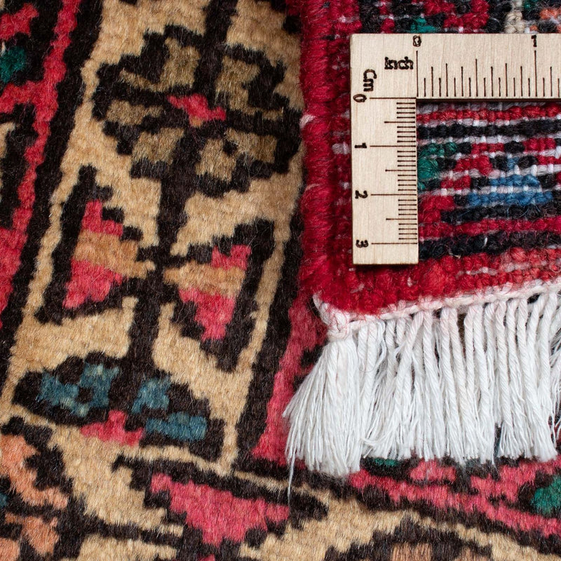 Tapis persan - Nomadic - 91 x 70 cm - rouge foncé
