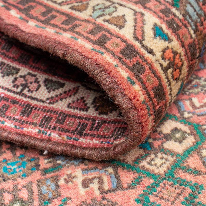 Tapis persan - Nomadic - 96 x 68 cm - rouge clair