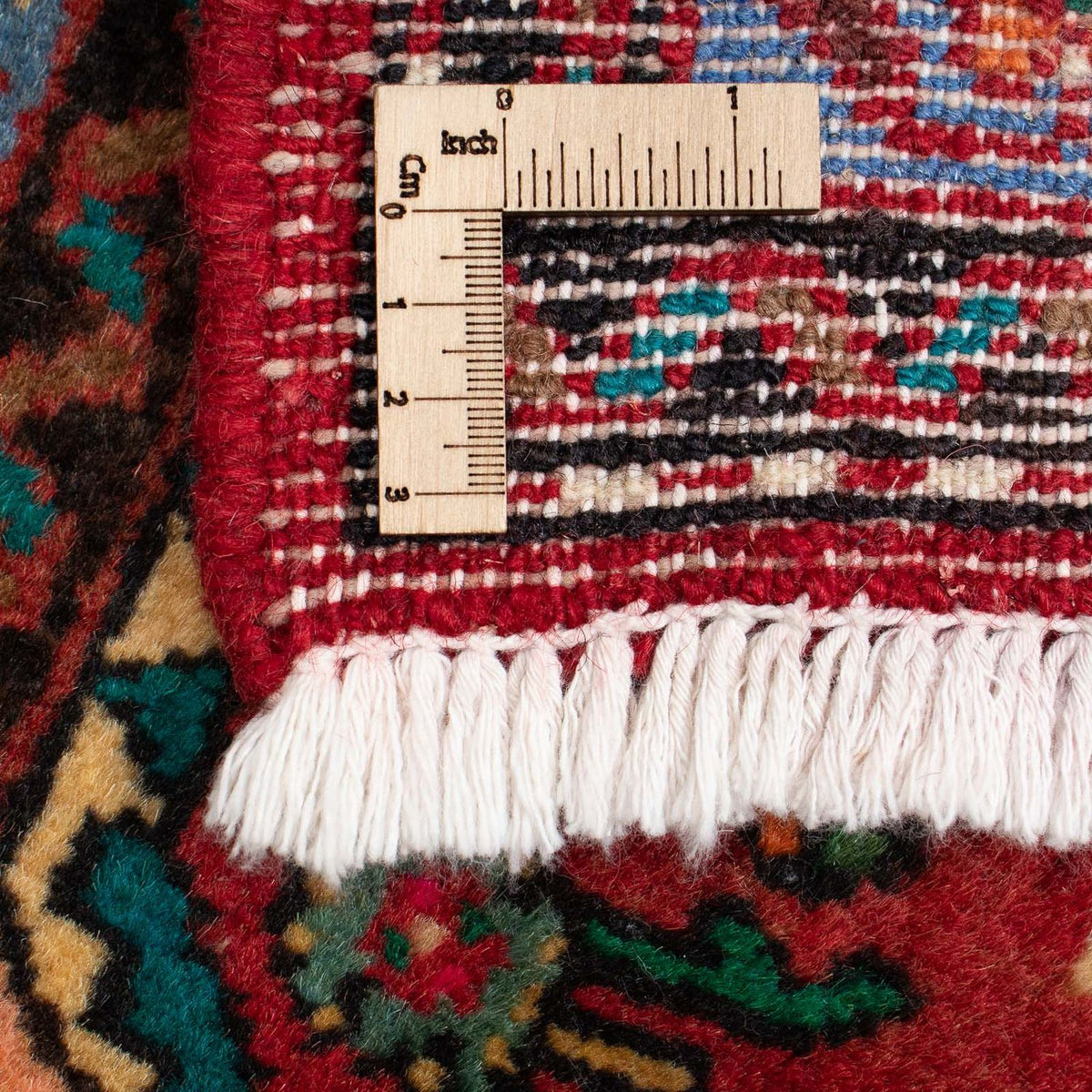 Tapis persan - Nomadic - 92 x 61 cm - rouge foncé