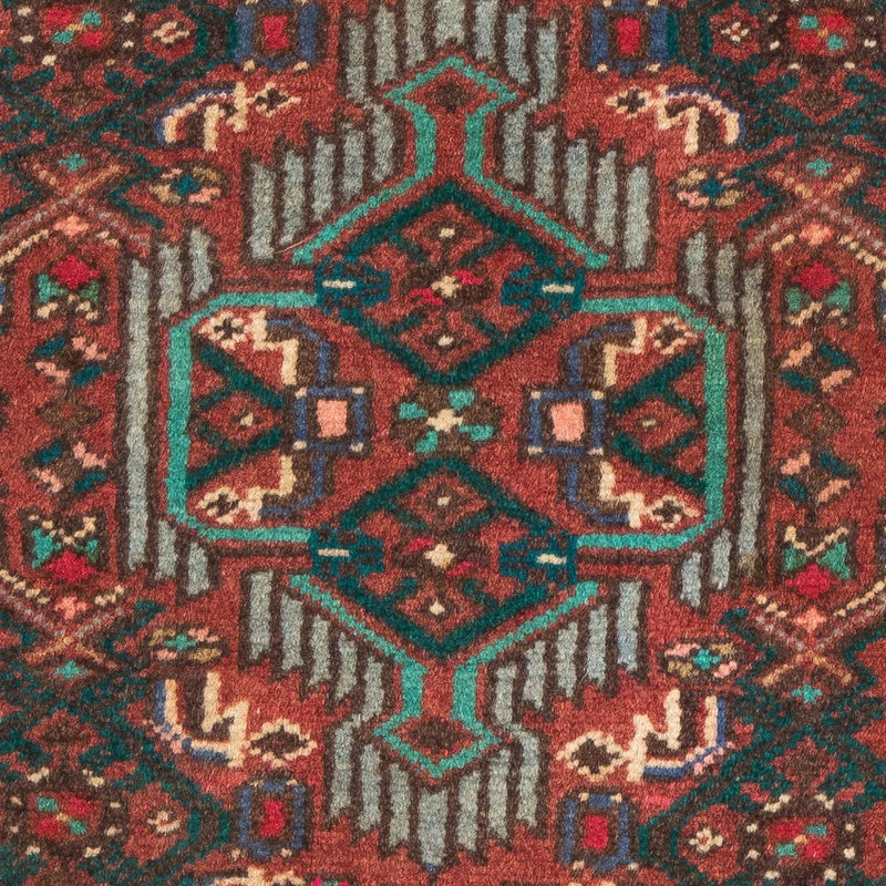 Tapis persan - Nomadic - 96 x 63 cm - rouge foncé