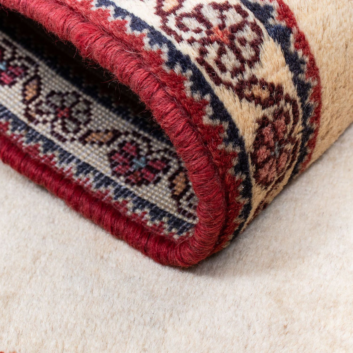 Tapis persan - Nomadic - 105 x 64 cm - marron clair