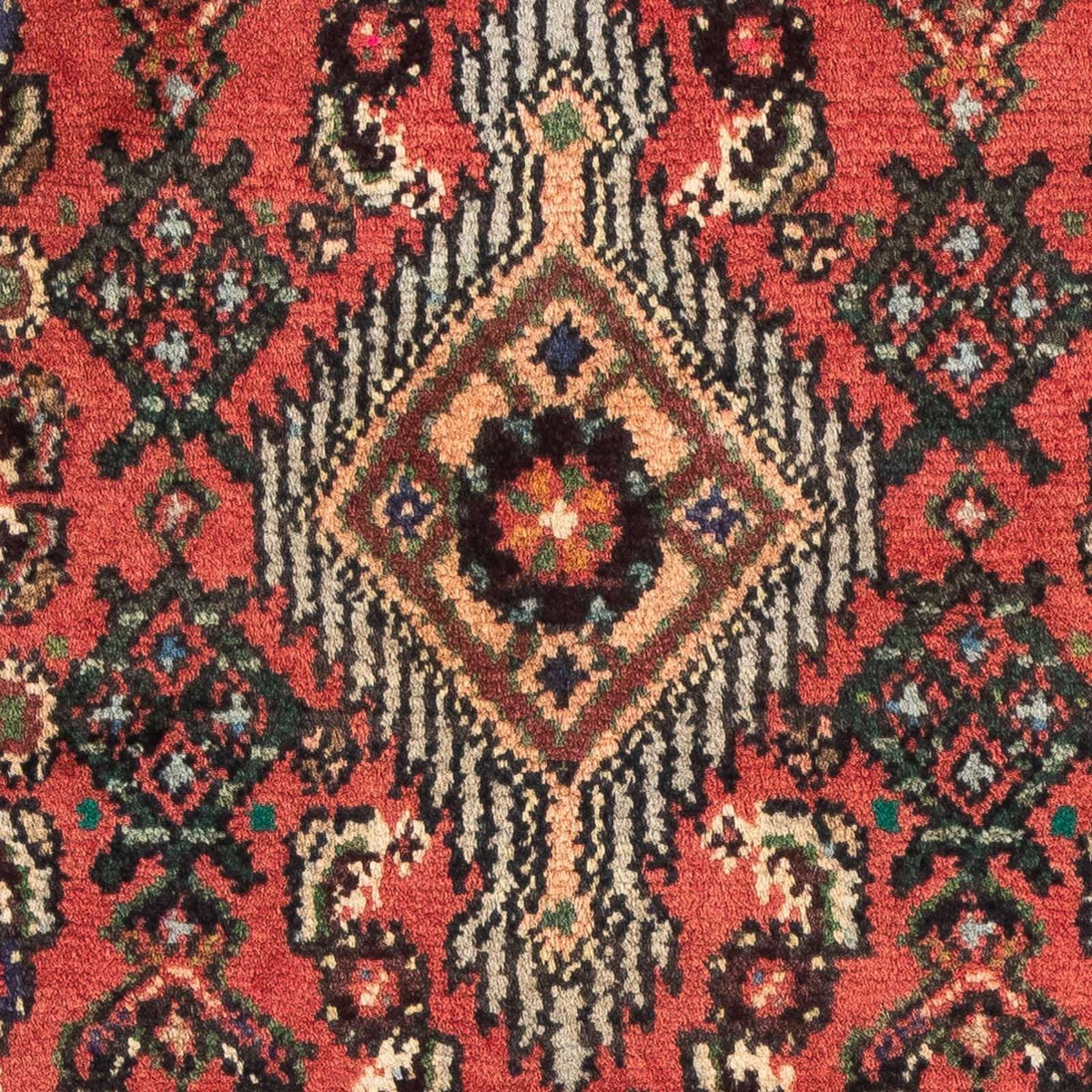 Tapis persan - Nomadic - 89 x 61 cm - rouge foncé
