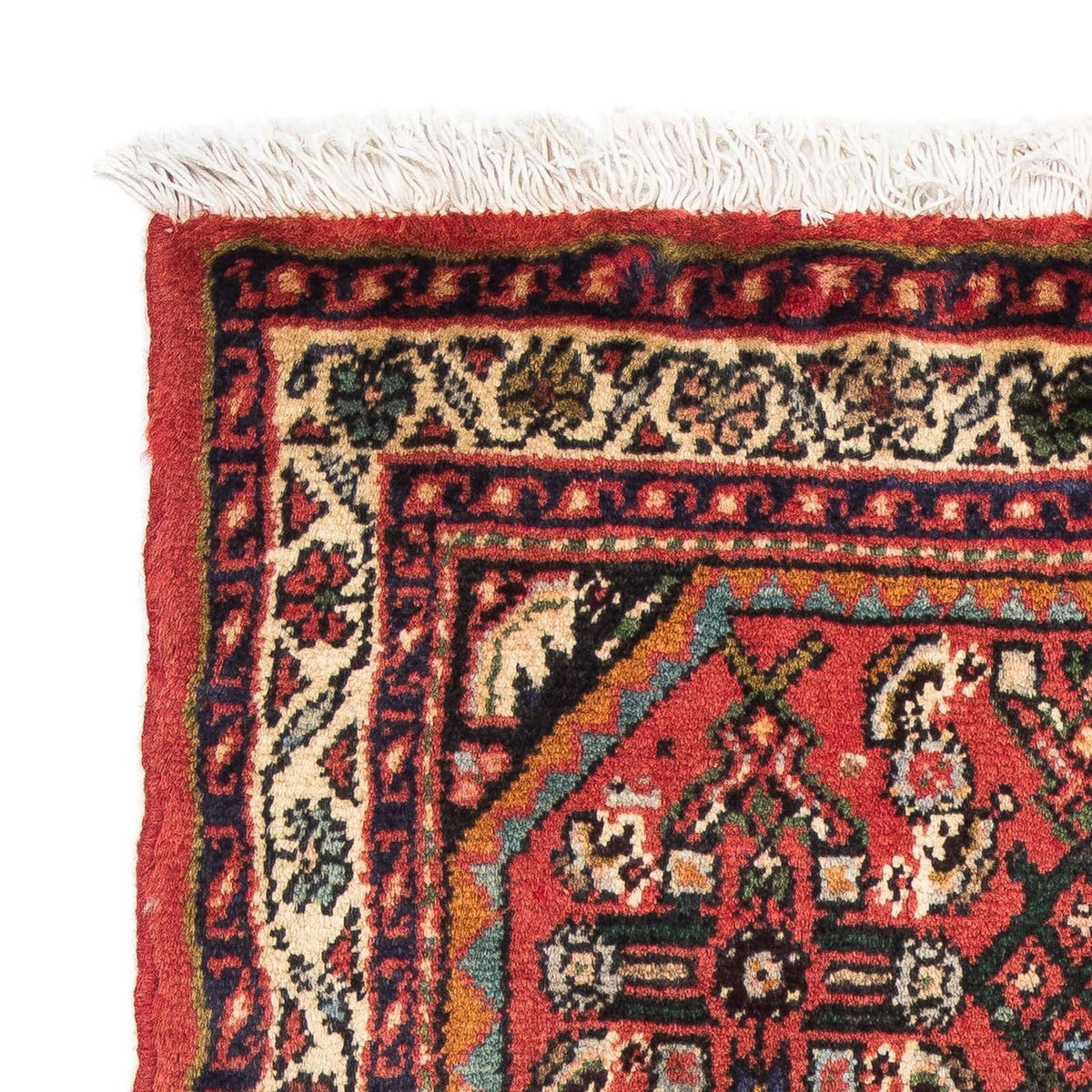 Tapis persan - Nomadic - 89 x 61 cm - rouge foncé