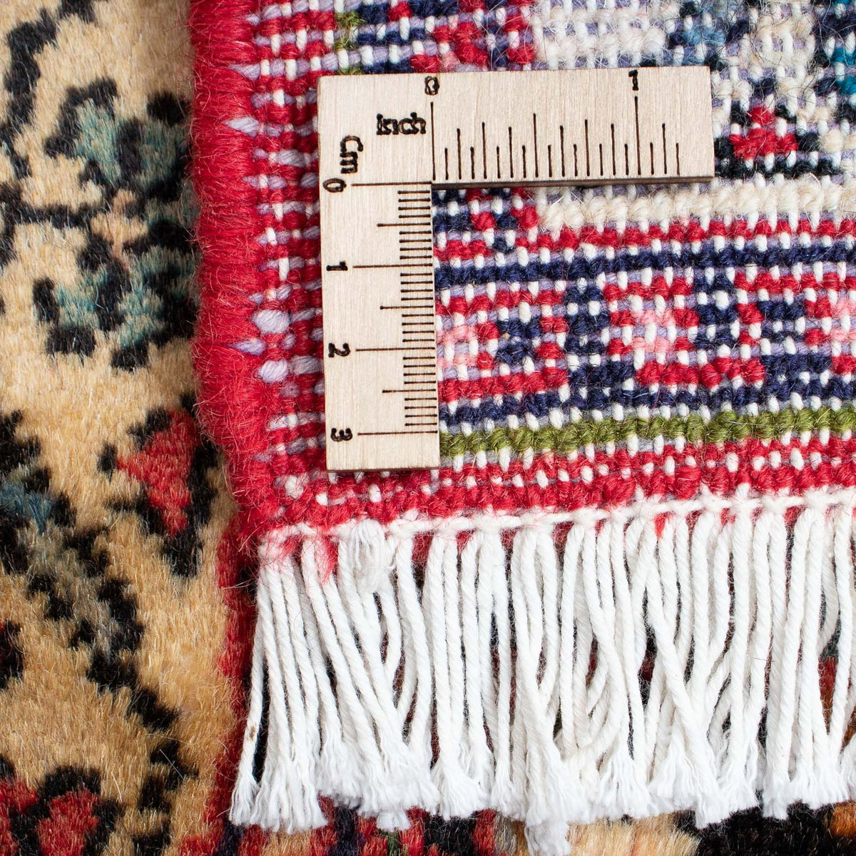 Tapis persan - Nomadic - 89 x 61 cm - rouge foncé