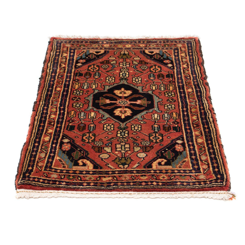 Tapis persan - Nomadic - 90 x 62 cm - rouille