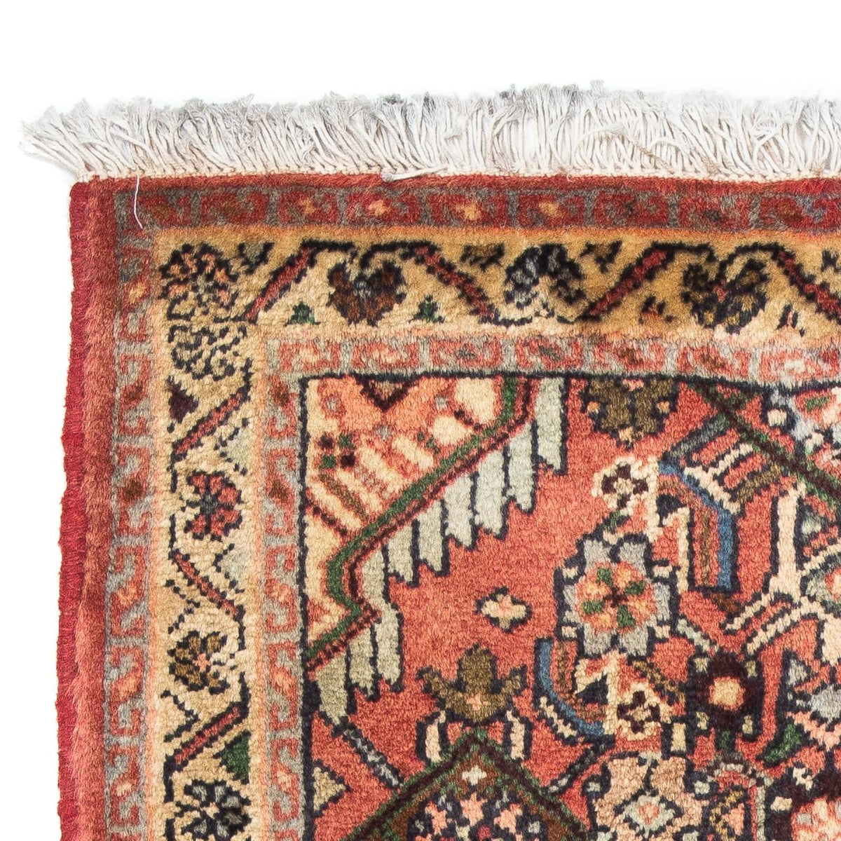 Tapis persan - Nomadic - 94 x 60 cm - rouge clair