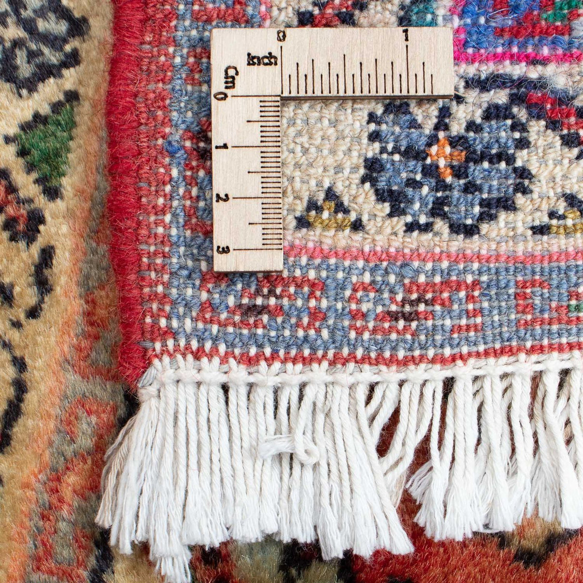 Tapis persan - Nomadic - 94 x 60 cm - rouge clair