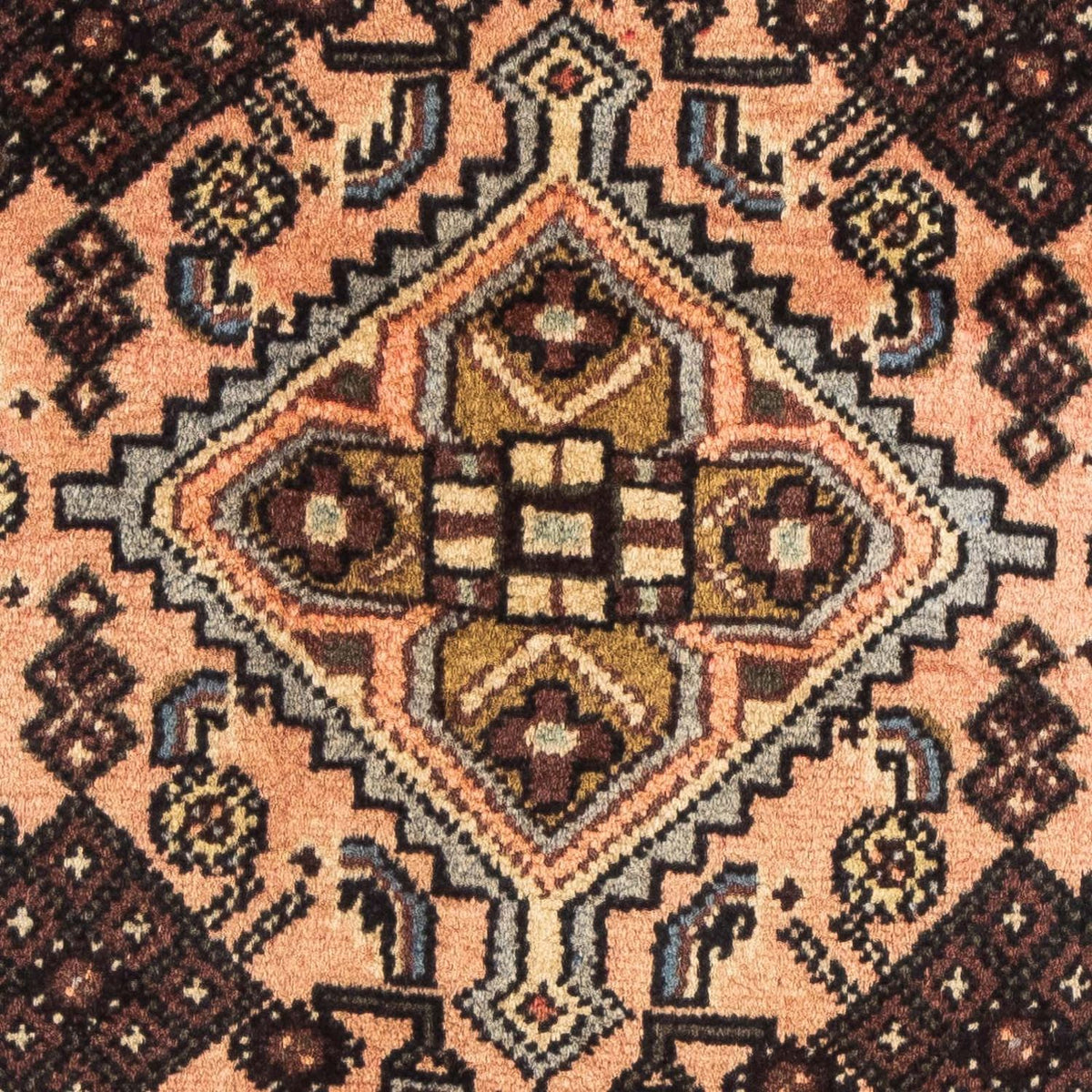 Tapis persan - Nomadic - 101 x 58 cm - marron clair