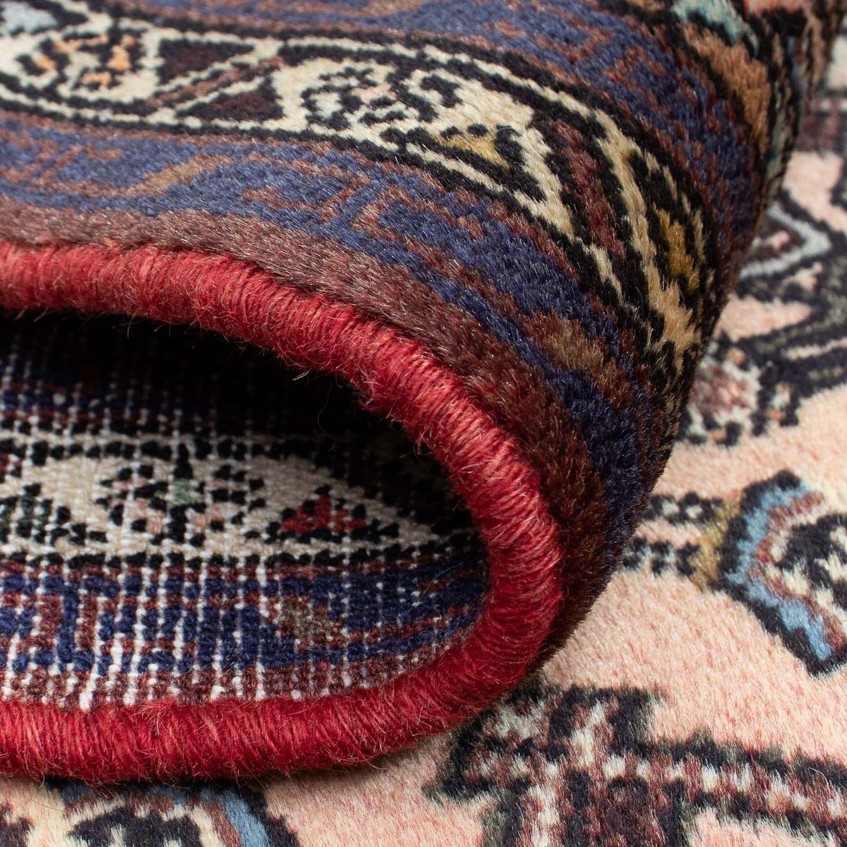 Tapis persan - Nomadic - 101 x 58 cm - marron clair