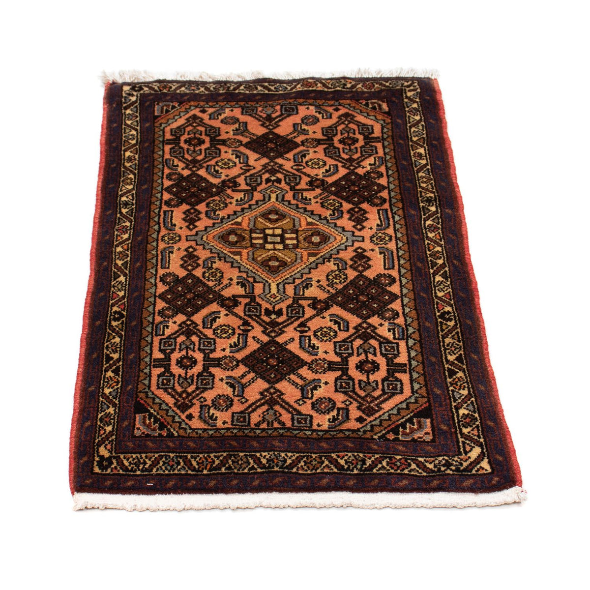 Tapis persan - Nomadic - 101 x 58 cm - marron clair
