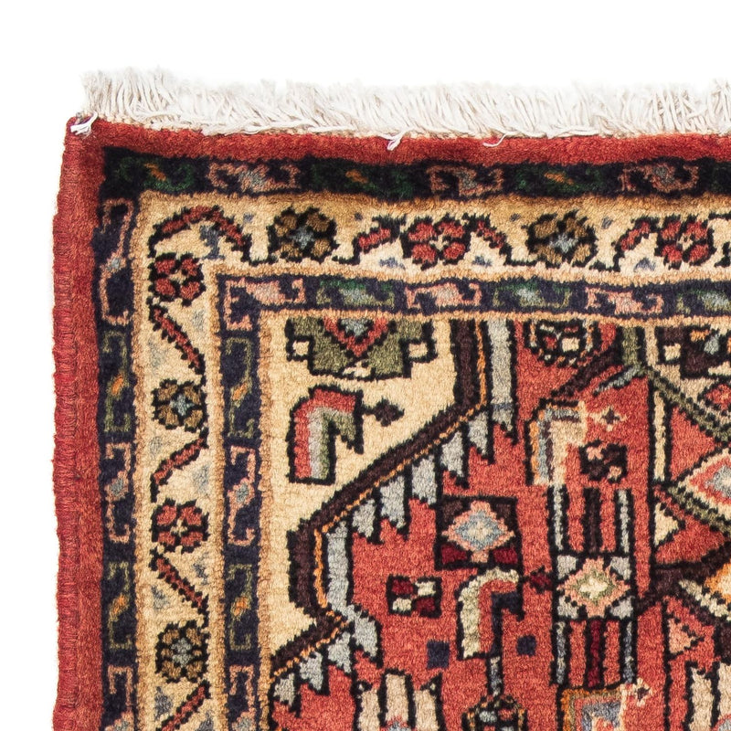 Tapis persan - Nomadic - 90 x 61 cm - rouge clair