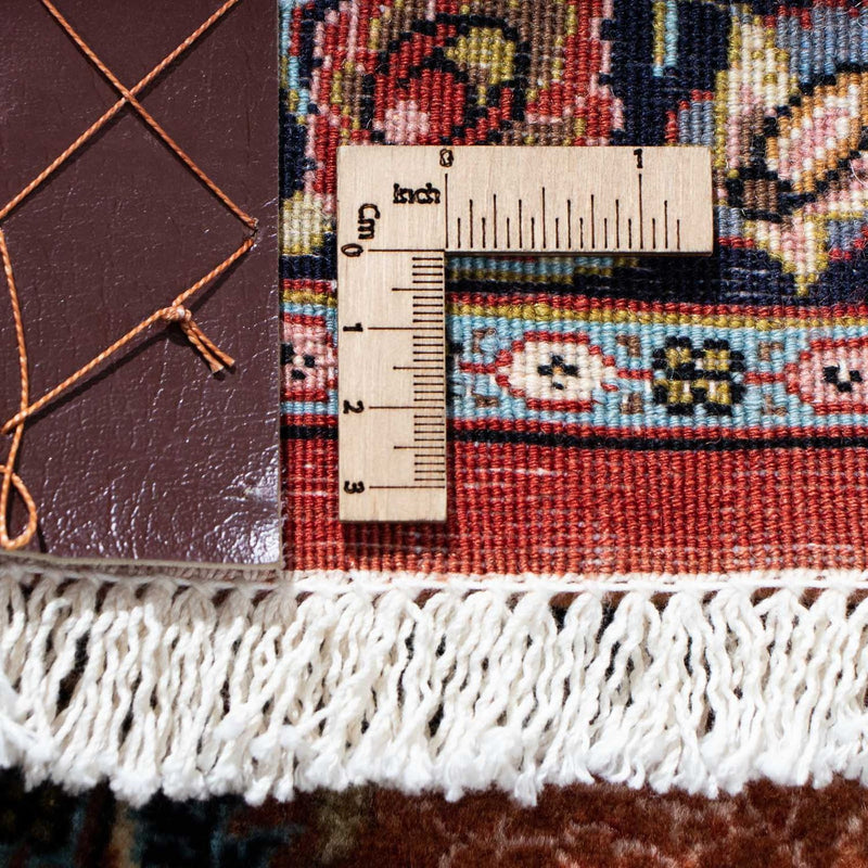 Tapis de couloir Tapis persan - Ghom - 192 x 67 cm - rouille