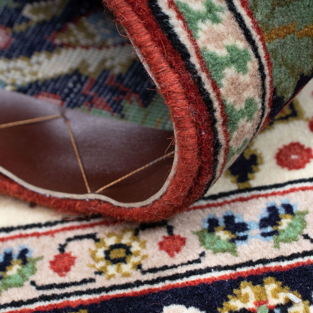 Tapis persan - Classique - 104 x 63 cm - rouge foncé