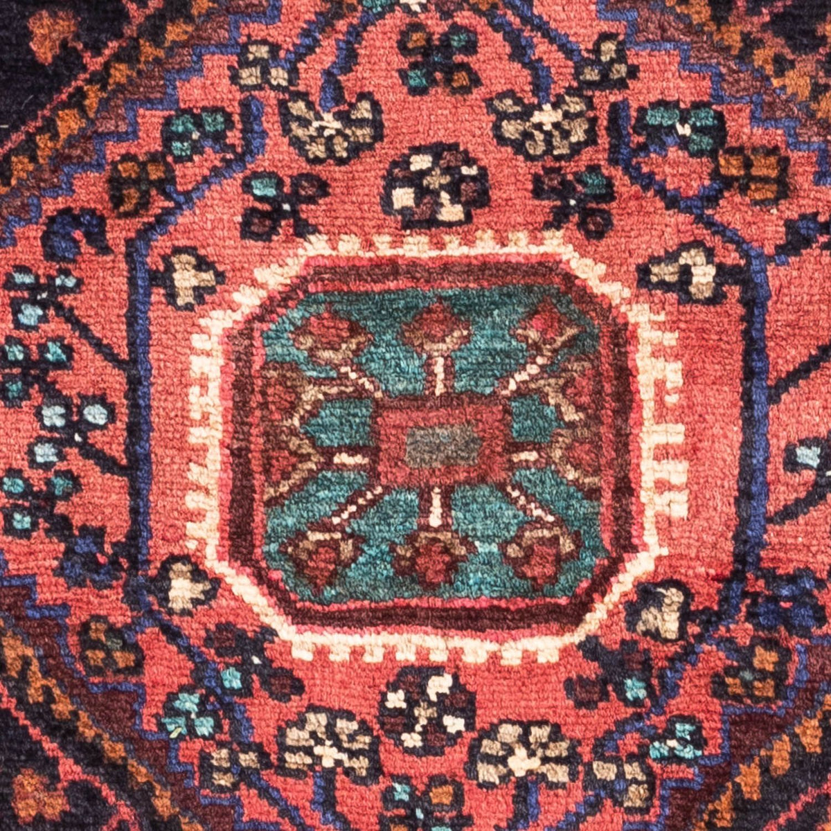 Tapis persan - Nomadic - 142 x 89 cm - bleu foncé