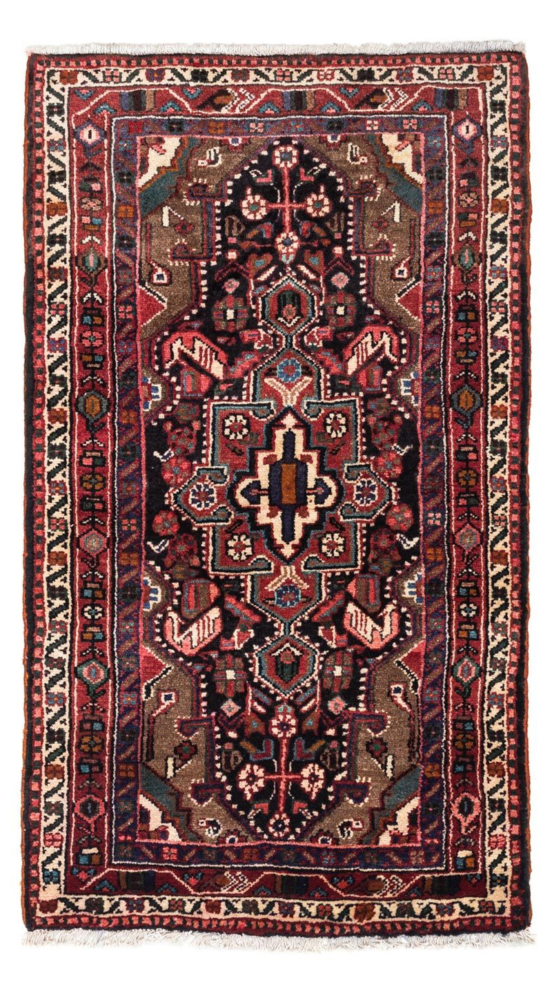 Tapis persan - Nomadic - 135 x 76 cm - bleu foncé