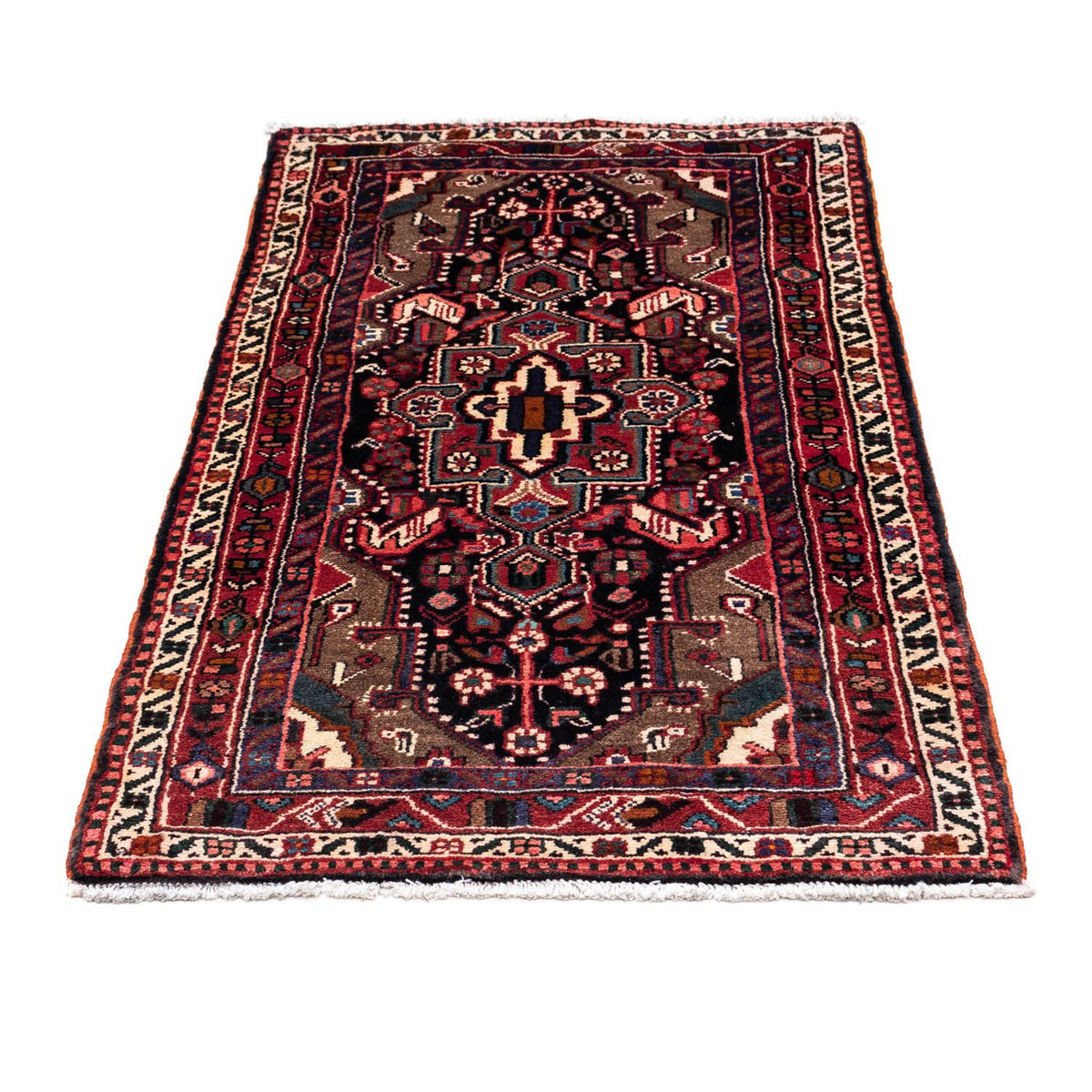 Tapis persan - Nomadic - 135 x 76 cm - bleu foncé