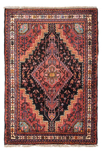 Tapis persan - Nomadic - 138 x 91 cm - rouge clair