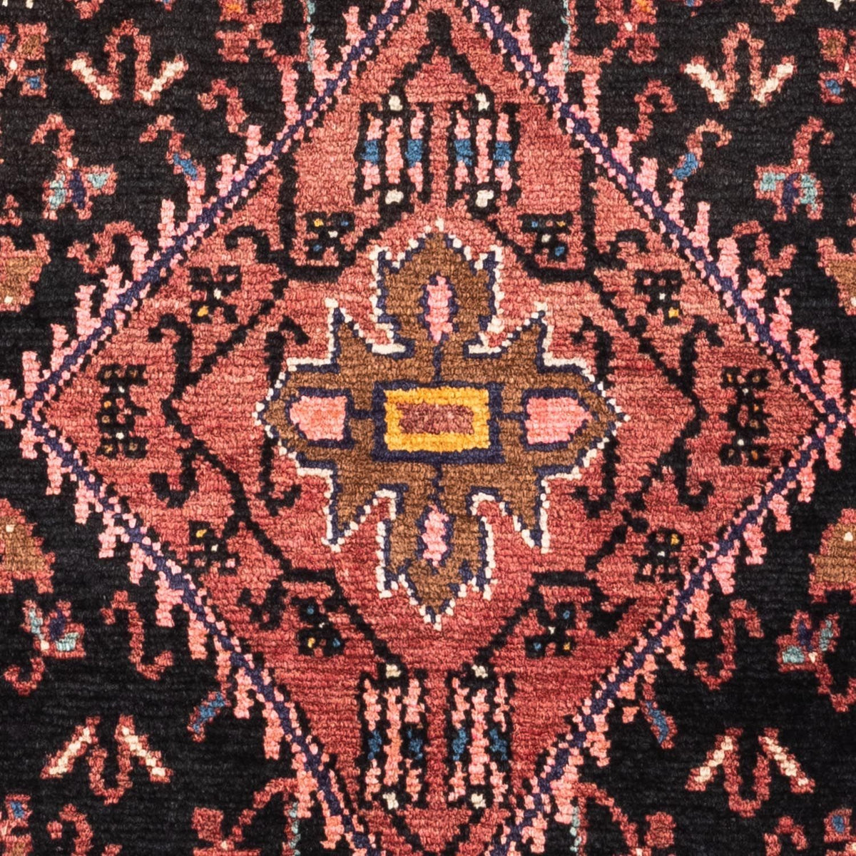 Tapis persan - Nomadic - 138 x 91 cm - rouge clair